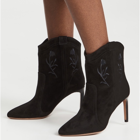Ba&sh Caitlin Boots (Black Cowboy) - Picture 1 of 8